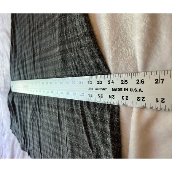 Aventura Womens Gray Black Patterned Sleeveless A-Line Dress Size Large Stretch - Picture 7 of 11